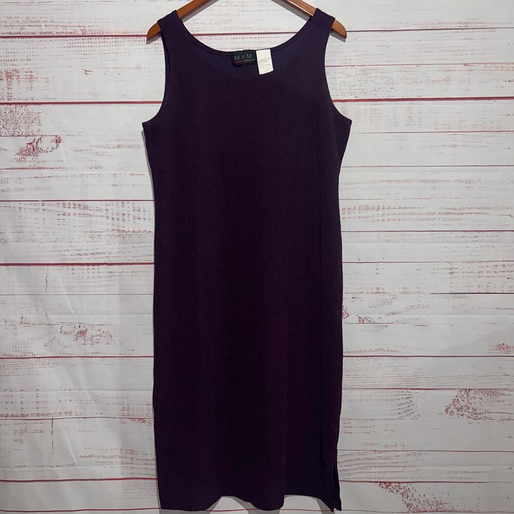 M.H.M. Melissa Harper Y2K Grunge Whimsigoth  Purple Midi Dress | Women's Size 12